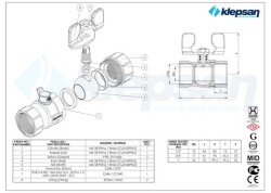 1 1/4 Kelebek Vana PN16 Dişi - 2