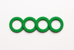 3/4 Plastik Yeşil Conta 500 Adet - 1