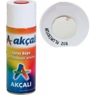 Akçalı Sprey Boya Alüminyum 902 400 ML - 1