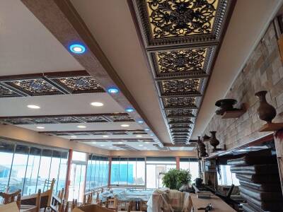 Asma Tavan Dekoratif Pvc Panel Avangarde Siyah 60x60 20 Adet - 2