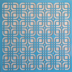 Asma Tavan Dekoratif Pvc Panel Moderna Mavi 60x60 20 Adet - 1