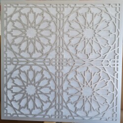 Asma Tavan Dekoratif Pvc Panel Selçuk Gümüş 60x60 15 Adet - 1