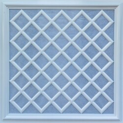 Asma Tavan Dekoratif Pvc Panel Sakarya Beyaz 60x60 20 Adet - 5