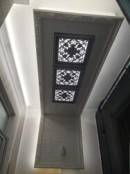 Asma Tavan Dekoratif Pvc Panel Avangarde Beyaz 60x60 20 Adet - 2