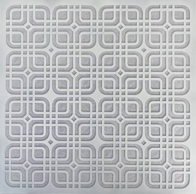 Asma Tavan Dekoratif Pvc Panel Moderna Beyaz 60x60 20 Adet - 1