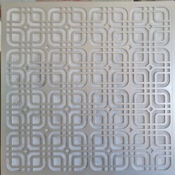 Asma Tavan Pvc Panel Gümüş 60x60 20 Adet - 1