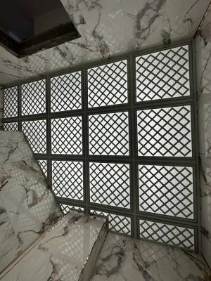 Asma Tavan Dekoratif Pvc Panel Sakarya Gümüş 60x60 20 Adet - 2