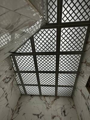Asma Tavan Dekoratif Pvc Panel Sakarya Gümüş 60x60 20 Adet - 3