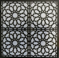 Asma Tavan Dekoratif Pvc Panel Selçuk Siyah 60x60 20 Adet - 1