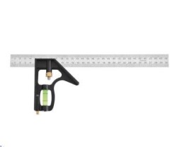 Ayarlanabilir Su Terazili Gönye 30 cm - 1