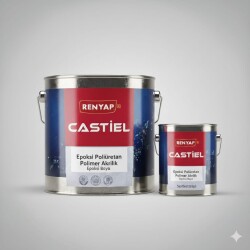 Castiel Epoksi Poliüretan Polimer Akrilik Yalıtım Zemin Boyası 18 Kg - 1