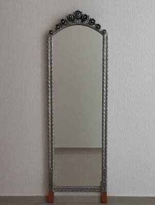 Dekoratif Gümüş Ayna 60X180 - 1