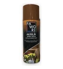 Fawori 400 Ml Akrilik Sprey Boya Açık Kahve - 1