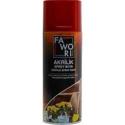 Fawori 400 Ml Akrilik Sprey Boya Bordo - 1