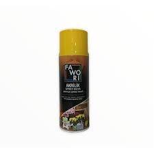 Fawori 400 Ml Akrilik Sprey Boya Krom Sarı - 1