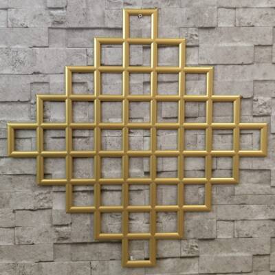 Kare Altın Duvar Paneli 50x50 5 Adet - 1