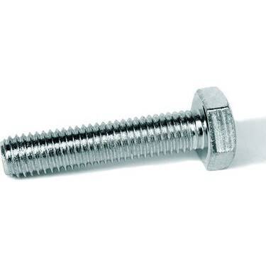 M12*45 Metrik Çelik Civata Galvanizli 8.8 Dın 933 - 1