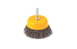 Paslanmaz Pimli Çanak Fırça 65 mm - 1