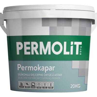 Permokapar Silikonlu Dış Cephe Örtücü Astar 20 Kg - 1