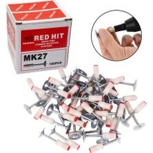 Pul Başlı Barutlu Çivi 27 mm 100 Adet - Smax